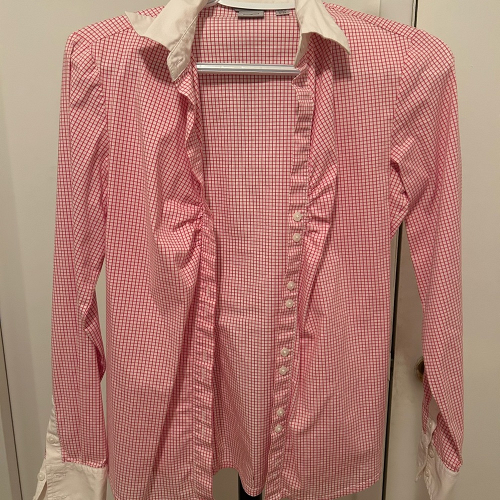 Tristan Red and White Checkered Shirt